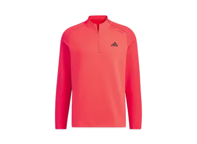 adidas Cold. Rdy Half Zip L/S Stretch Shirt "Bright Red"