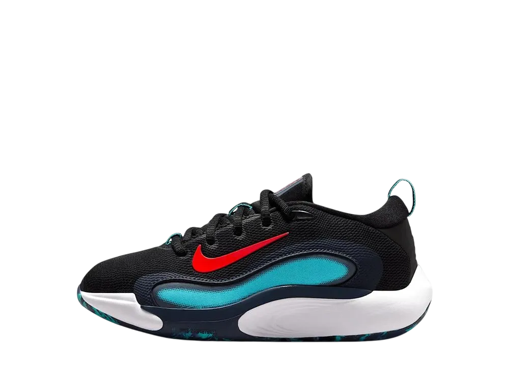 ナイキ GS アイソフライ "ブラック/ダスティーカクタス/サンダーブルー/ブライトクリムゾン"