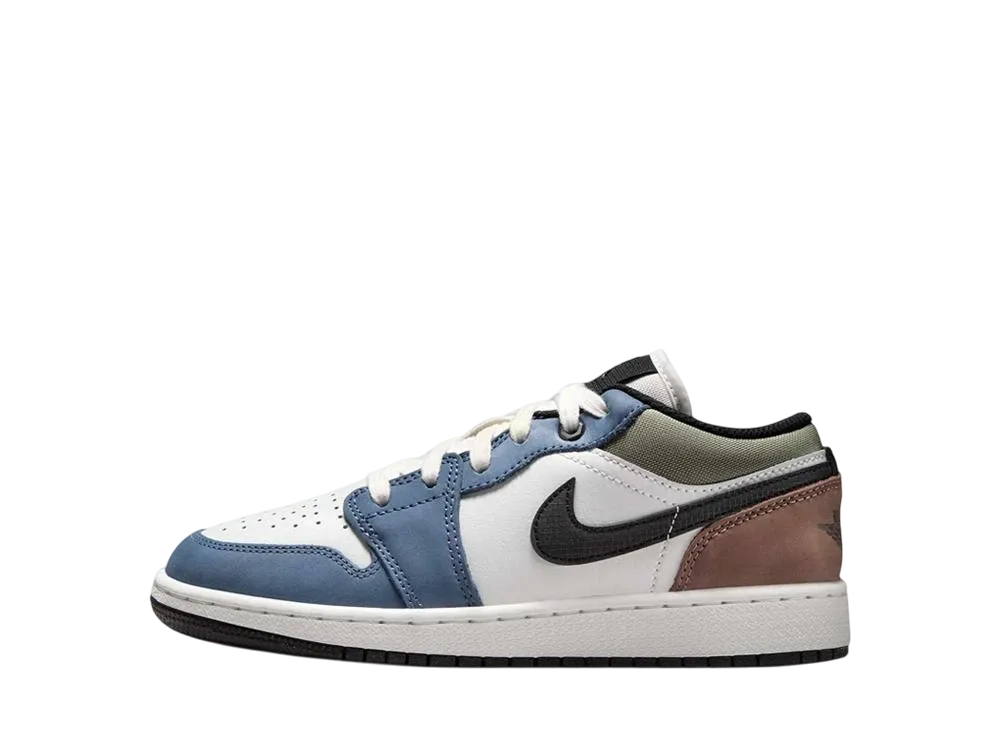 ナイキ GS エアジョーダン1 ロー "ディフューズブルー"