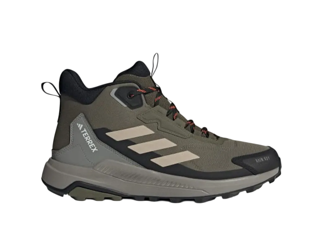 アディダス テレックス エニーランダー ミッド レインレディ ハイキング "オリーブストレータ/ワンダーベージュ/コアブラック"