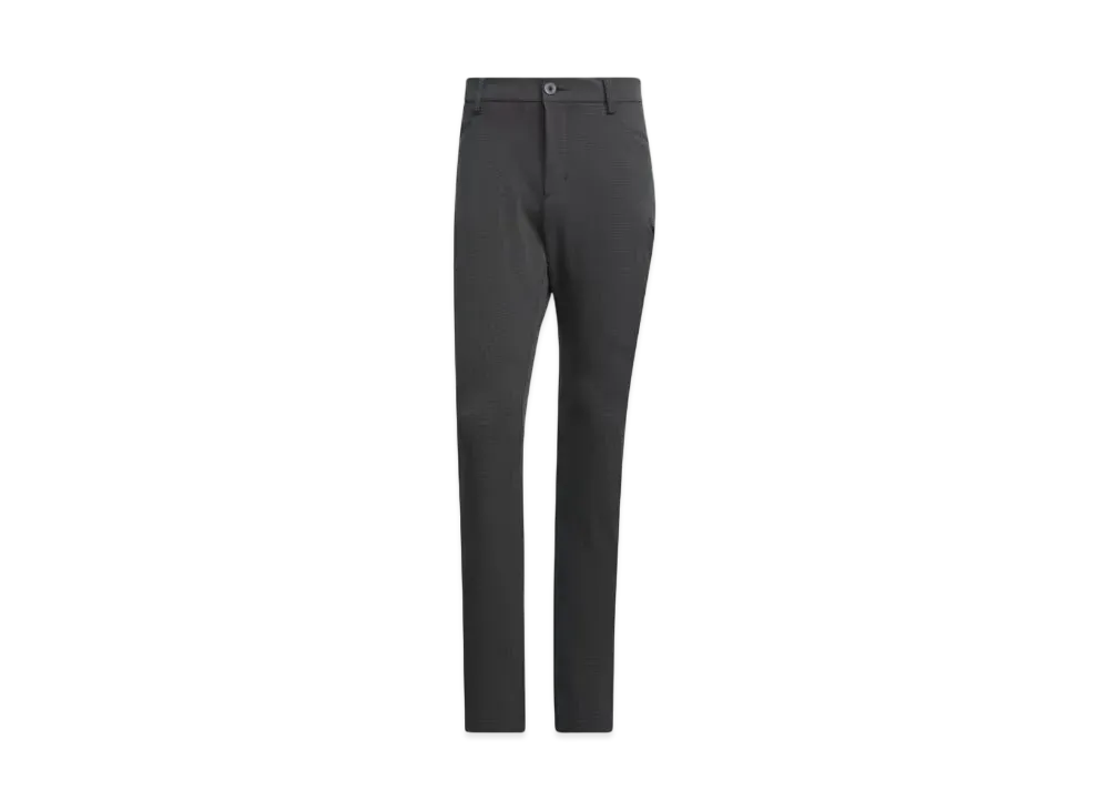 adidas EX Stretch Active Micro Houndstooth Water Repellent Full Length Pants "Black/Grey Six"