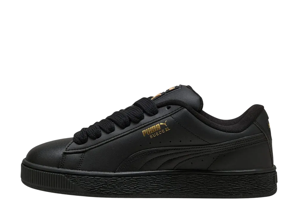 プーマ スウェード XL レザー "プーマブラック/プーマブラック/プーマチームゴールド"