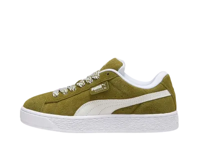 Puma Women's Suede XL Soft "Olive Green/Puma White"