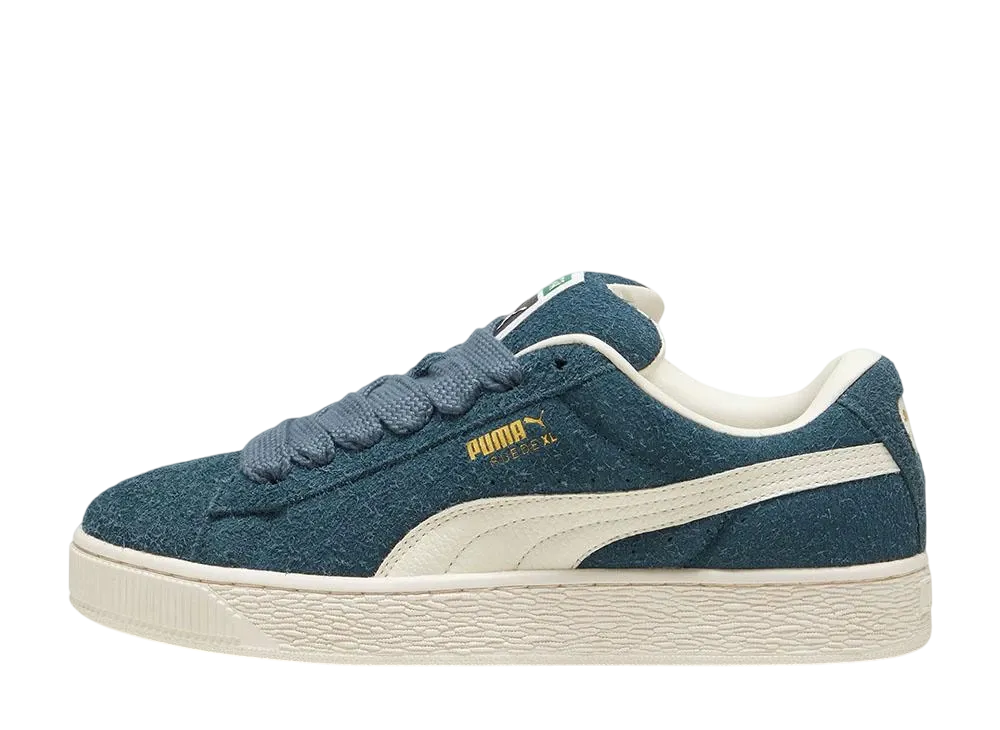 プーマ スウェード XL ヘアリー "ブルースカイズ/フロステッドアイボリー"