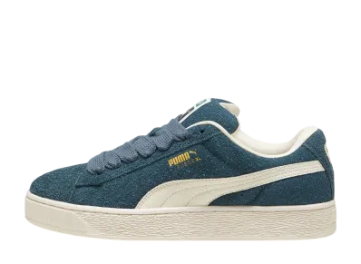 Puma Suede XL Hairy "Gray Skies/Frosted Ivory"