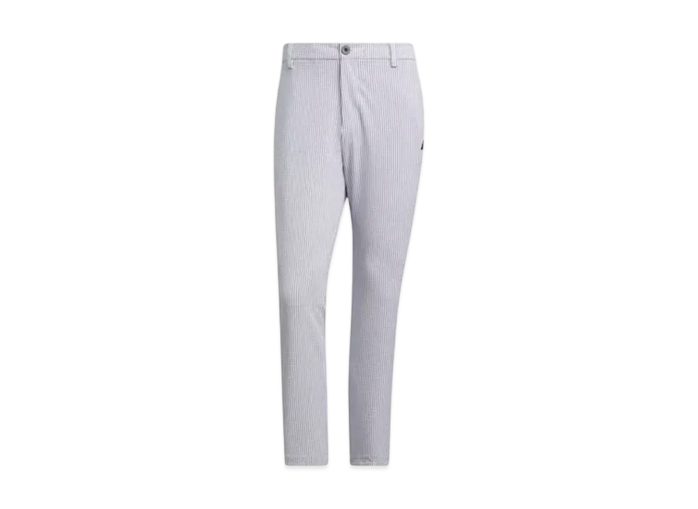 adidas EX Stretch Seersucker Ankle Pants "White/Collegiate Navy"