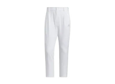 adidas EX Stretch Active Water Repellent Tonal Three Stripes Ankle Pants "White"