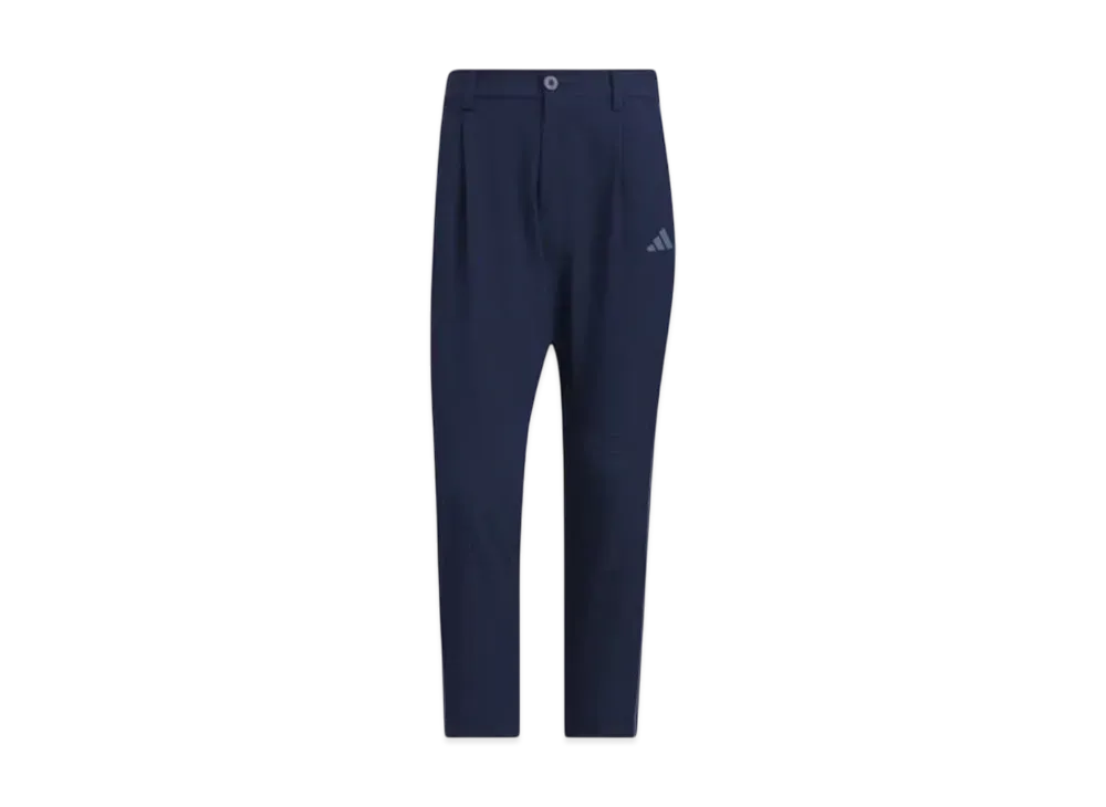 adidas EX Stretch Active Water Repellent Tonal Three Stripes Ankle Pants "Collegiate Navy"