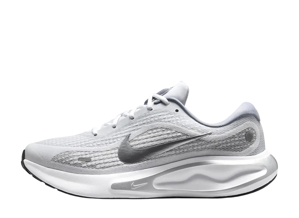 ナイキ ジャーニー ラン "ホワイト/ブラック/アッシェンスレート/メタリックシルバー"