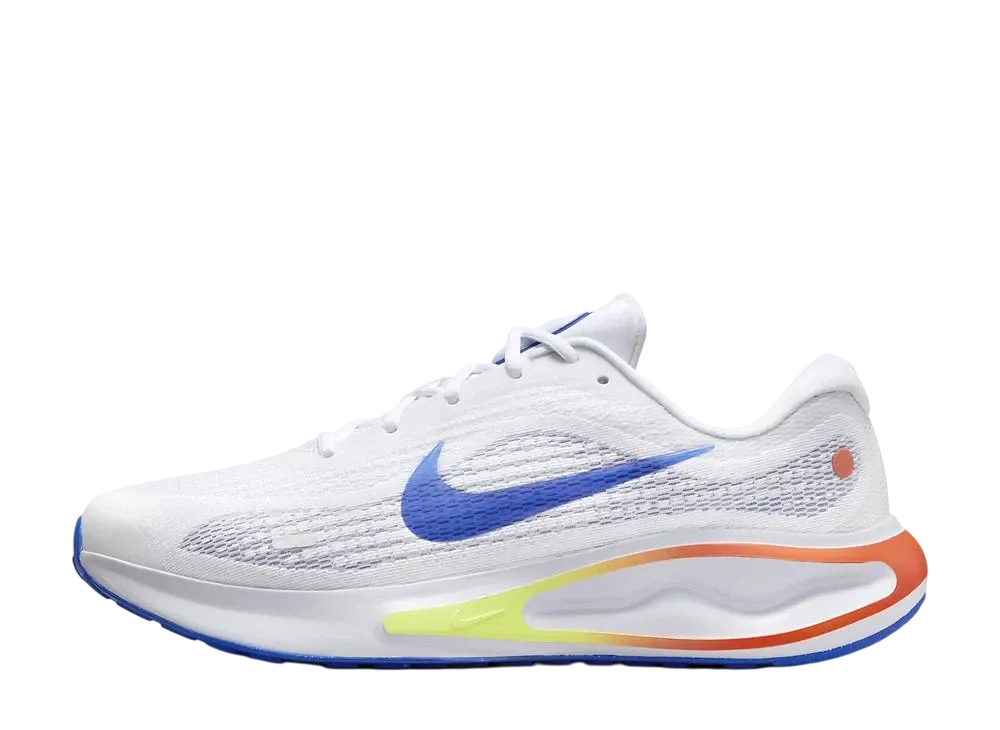 ナイキ ジャーニー ラン "フットボールグレー/ホワイト/ライトワイルドマンゴー/レーサーブルー"