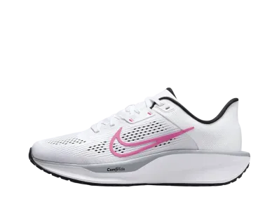 ナイキ ウィメンズ クエスト6 "ホワイト/ピンクサイクル/ウルフグレー/ブラック"