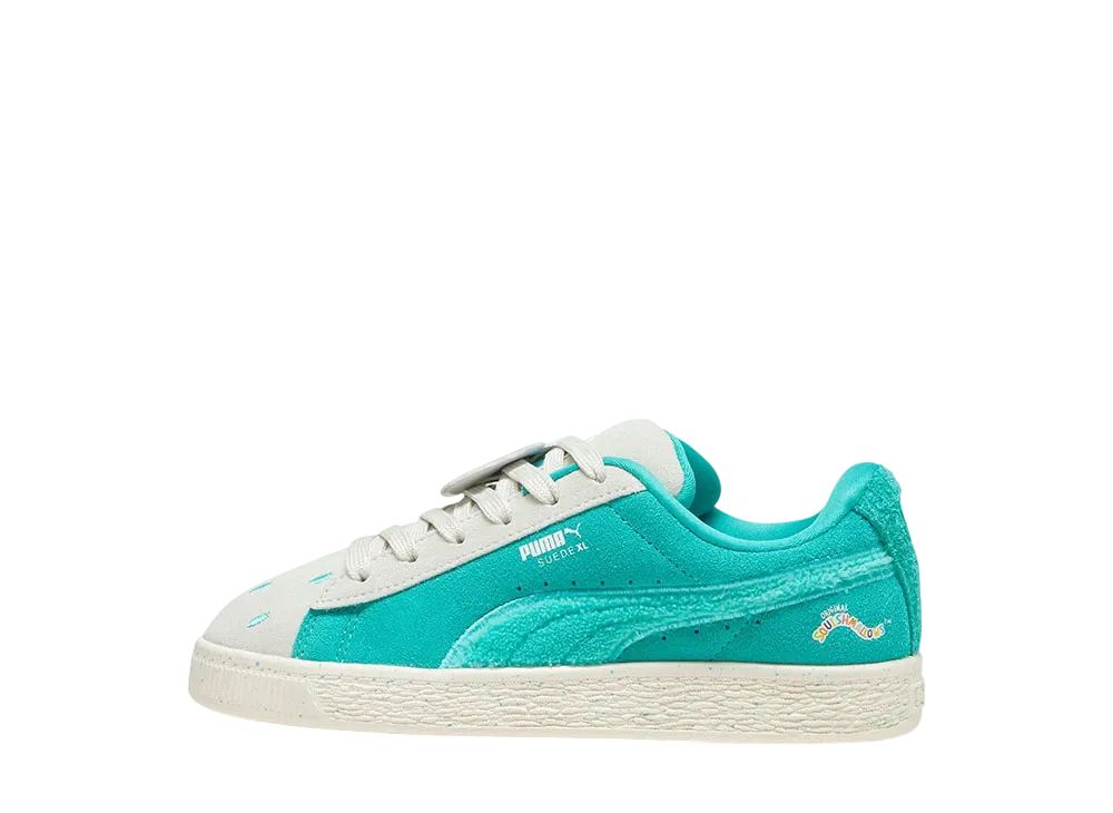 Squishmallows × Puma PS Suede XL Winston "Warm White/Alpine Snow/Elektro Pool"