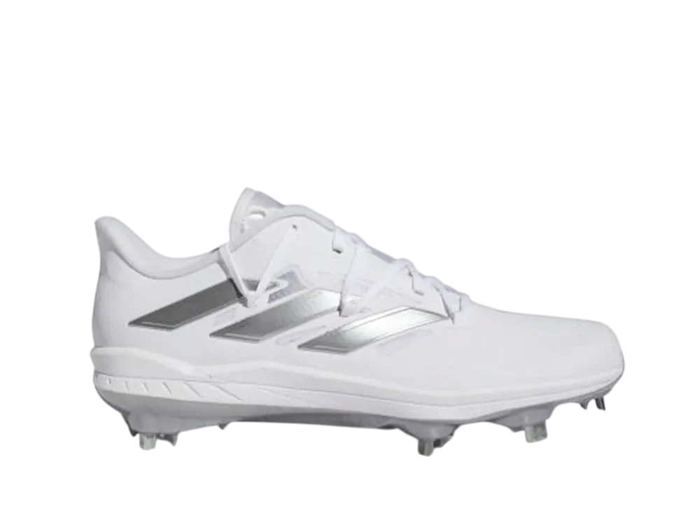 アディダス アディゼロ アフターバーナー9 スパイク "クラウドホワイト/シルバーメタリック"