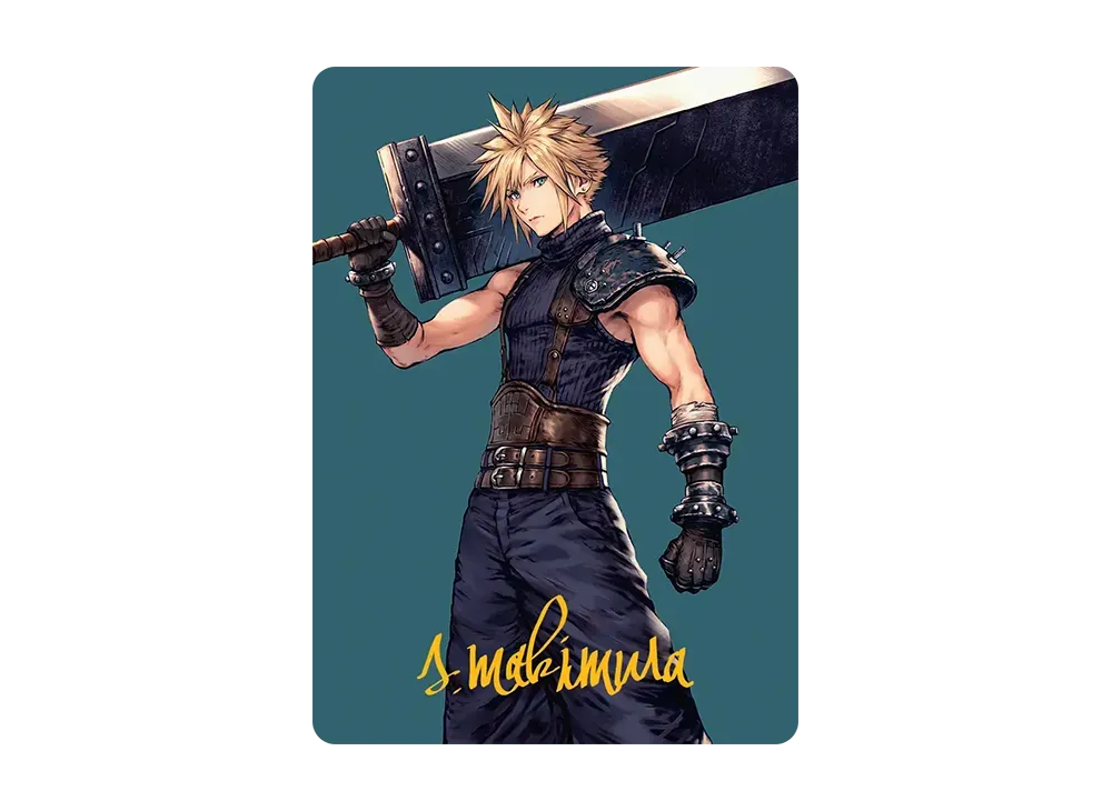 元ソルジャー、クラウド (箔押しあり) AT [FIN 50/53]【英語版