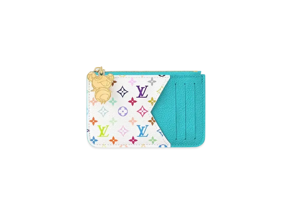 Louis Vuitton x Takashi Murakami Romy Card Holder Monogram Empreinte "Kabira Blue"