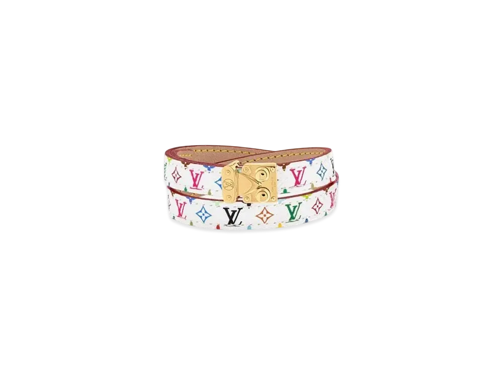 Louis Vuitton x Takashi Murakami LV Signature Bracelet Monogram Multicolor "Blanc"