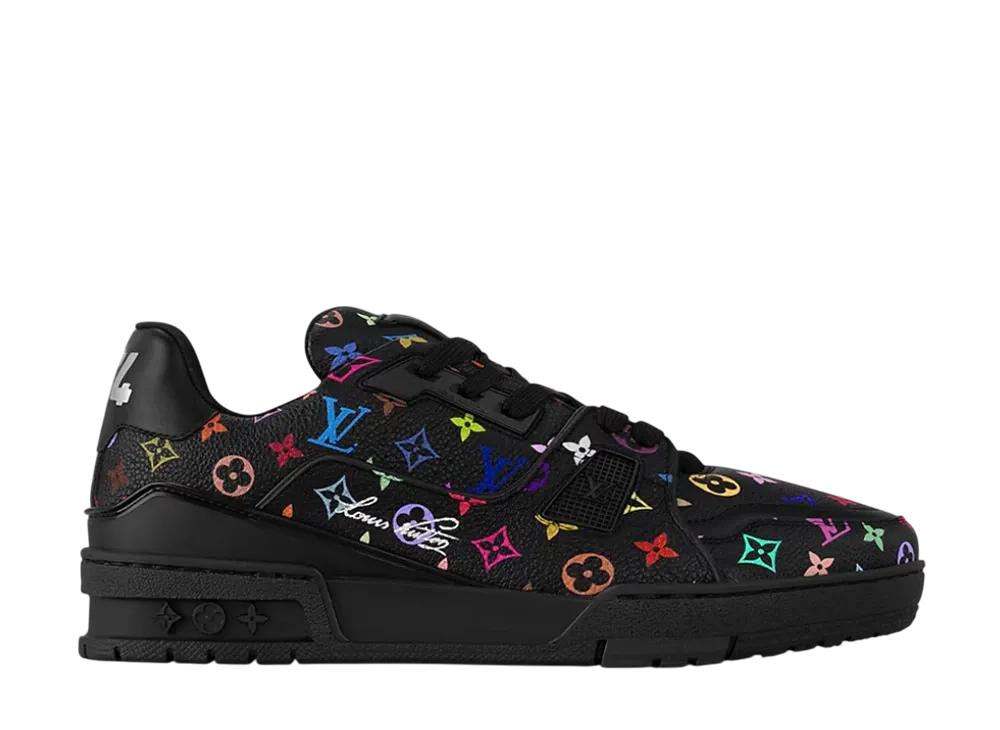 Takashi Murakami × Louis Vuitton Trainer Sneaker "Noir/Multicolor"