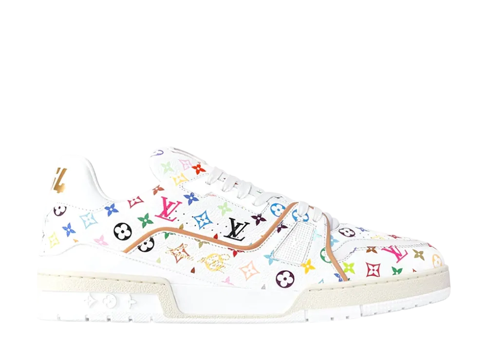 Takashi Murakami × Louis Vuitton Trainer Sneaker "Blanc/Multicolor"
