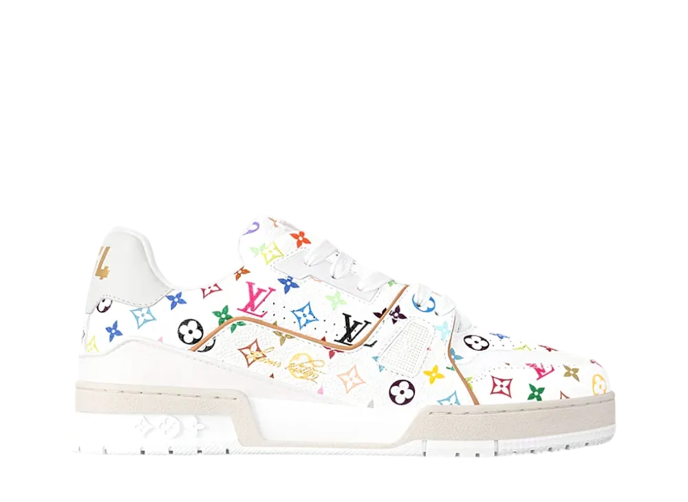 Takashi Murakami × Louis Vuitton Women's Trainer Sneaker "Blanc/Multicolor"