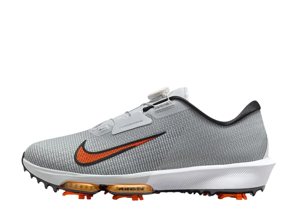 ナイキ インフィニティ ツアー ボア2 "ピュアプラチナム/ホワイト/セーフティオレンジ"