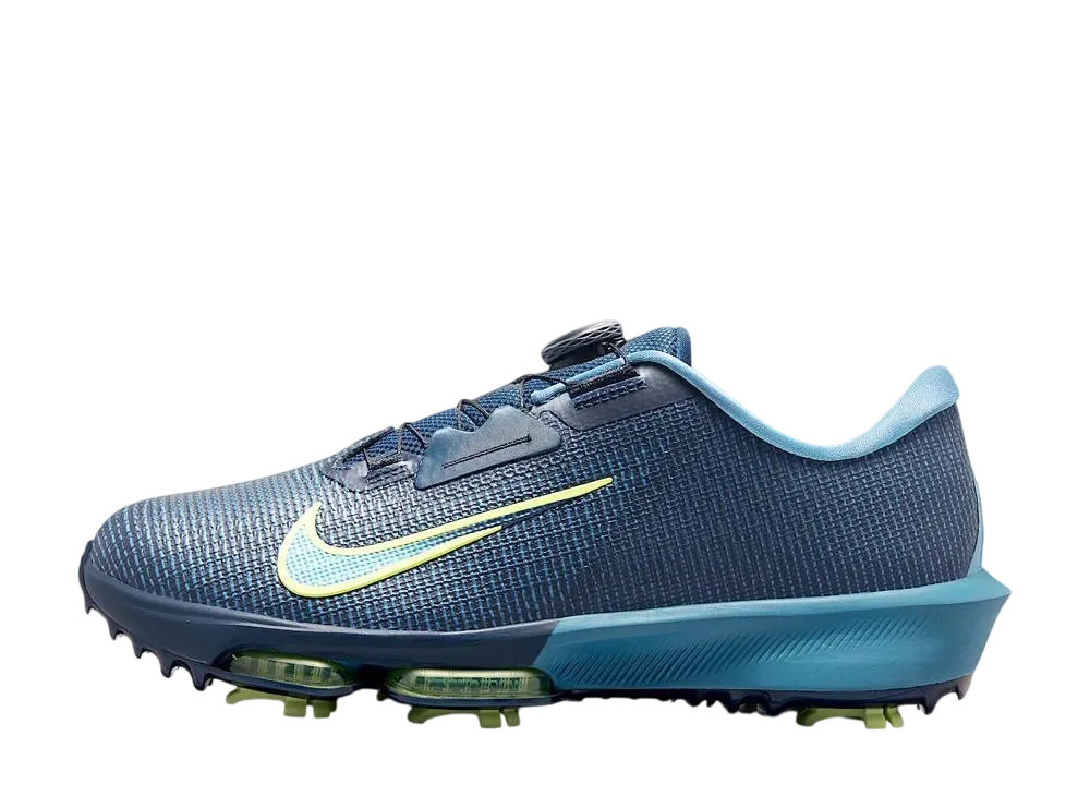 ナイキ インフィニティ ツアー ボア2 "アーモリーネイビー/スモーキーブルー/ライトレモンツイスト" (ワイド)