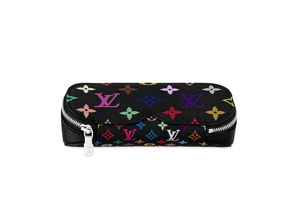 Louis Vuitton x Takashi Murakami Sunglasses Pouch Monogram Multicolor "Noir"
