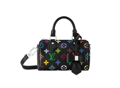 Louis Vuitton x Takashi Murakami Nano Speedy Monogram "Multicolore Noir"