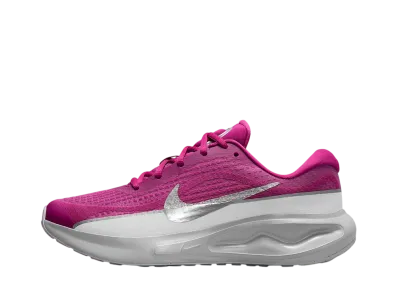 ナイキ ウィメンズ ジャーニーラン PRM "ホットフューシャ/ウルフグレー/メタリックシルバー"