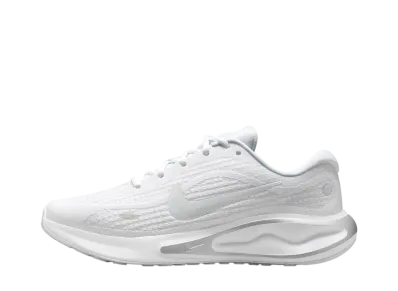 ナイキ ウィメンズ ジャーニーラン "ホワイト/ピュアプラチナ/メタリックシルバー/ホワイト"