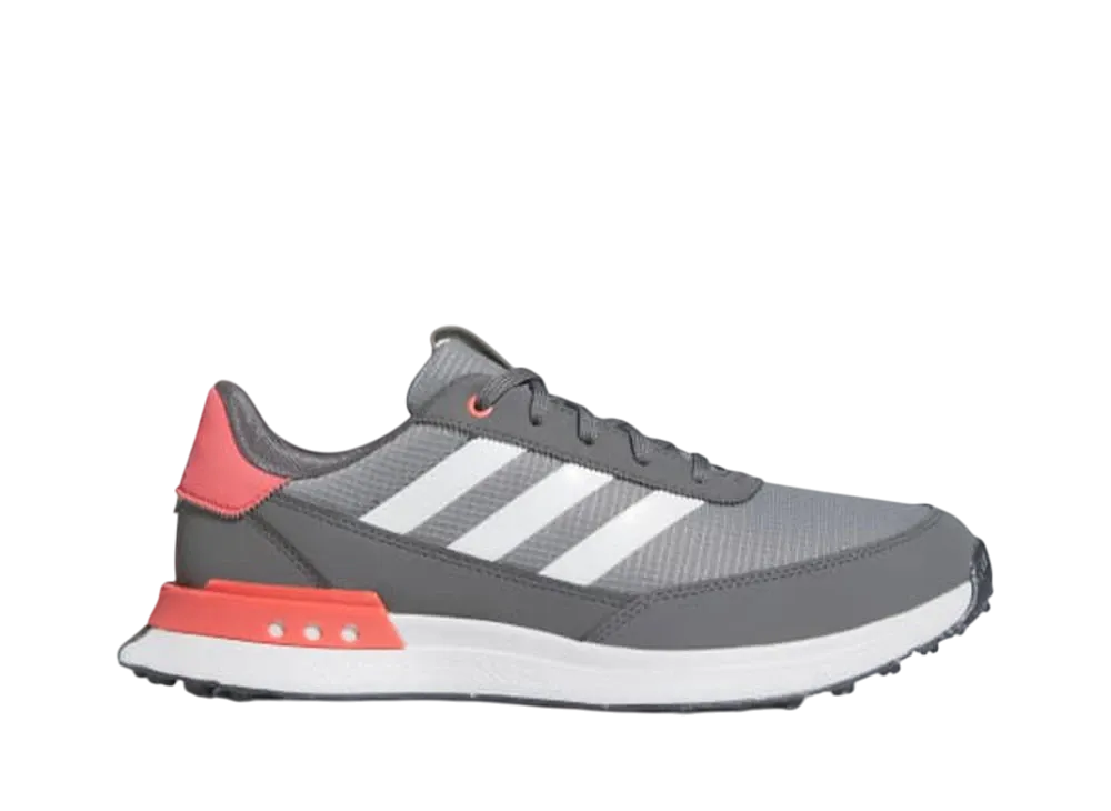 アディダス S2G スパイクレス 24 ワイド ゴルフ "グレースリー/クラウドホワイト/プリラブドスカーレット"