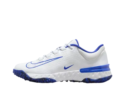 Nike Women's Alpha Huarache Elite 4 Turf "White/Hyper Royal/Deep Royal/Pure Platinum"