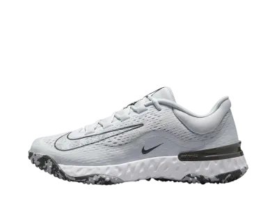 Nike Women's Alpha Huarache Elite 4 Turf "Pure Platinum/Iron Grey/White/Wolf Grey"