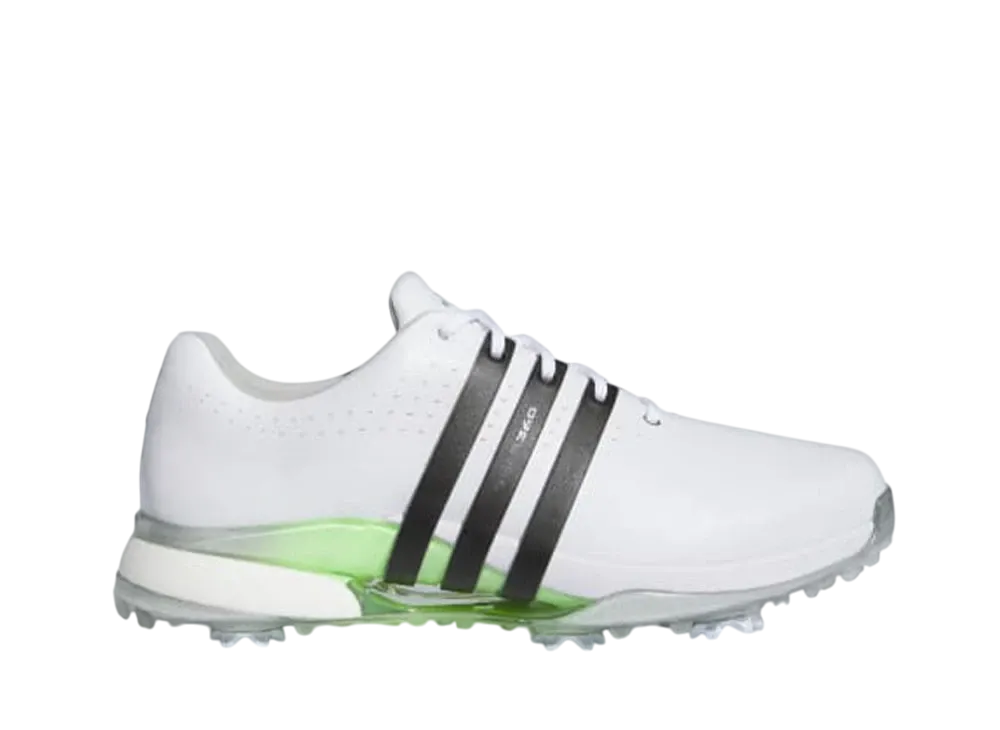アディダス ツアー360 24 ワイド ゴルフ "クラウドホワイト/コアブラック/グリーンスパーク"