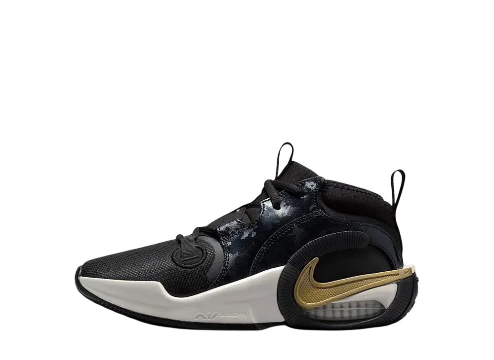 ナイキ GS エアズーム クロスオーバー2 "ブラック/ペールアイボリー/メタリックゴールド" (キッズ)