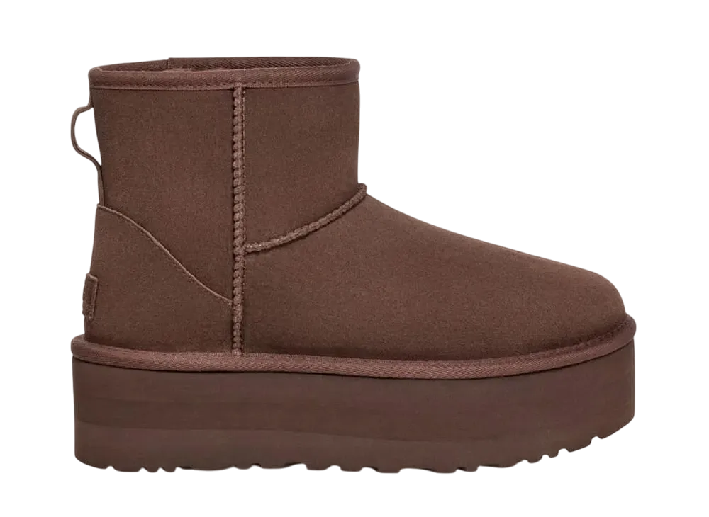 アグ ウィメンズ クラシック ミニ プラットフォーム "バーントシダー"