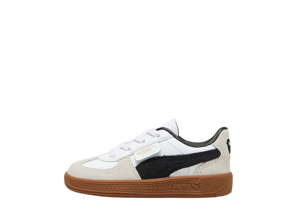 プーマ TD パレルモ レザー "プーマホワイト/ヴェイパーグレー/ガム" (キッズ)