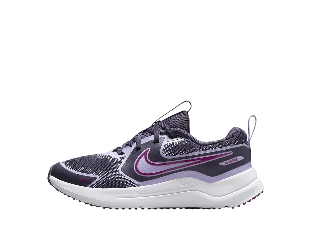 ナイキ GS コズミック ランナー "ダークレーズン/ハイドランジア/ホワイト/ホットフューシャ" (キッズ)