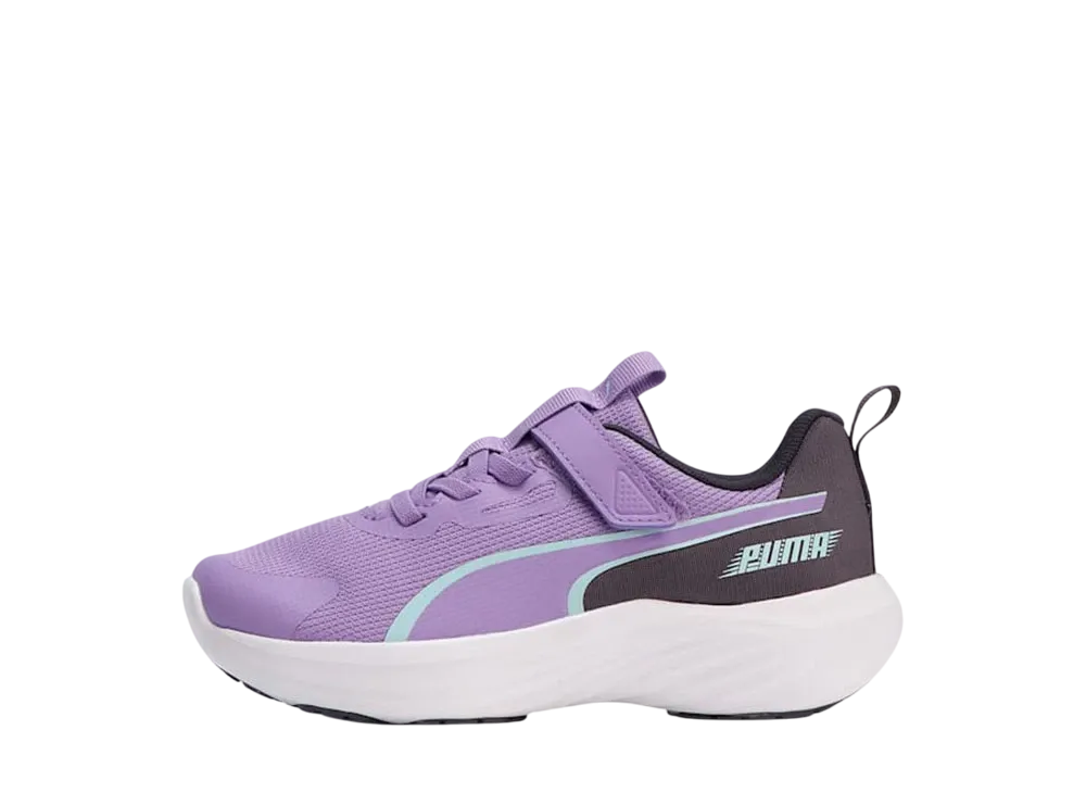 プーマ PS スピードモンスター V5 "ラベンダーアラート/ギャラクティックグレー" (キッズ)