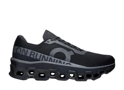 On Cloudmonster 2 "Black/Black"