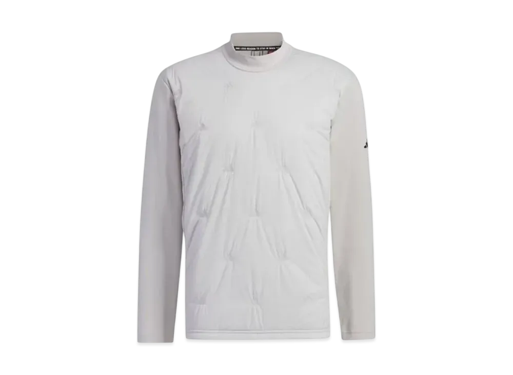 adidas Frost Guard Thermal Quilt Combination Mockneck Long Sleeve Shirt "Grey Two"