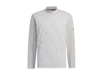 adidas Frost Guard Thermal Quilt Combination Mockneck Long Sleeve Shirt "Grey Two"