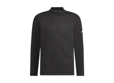 adidas Frost Guard Thermal Quilt Combination Mockneck Long Sleeve Shirt "Black"