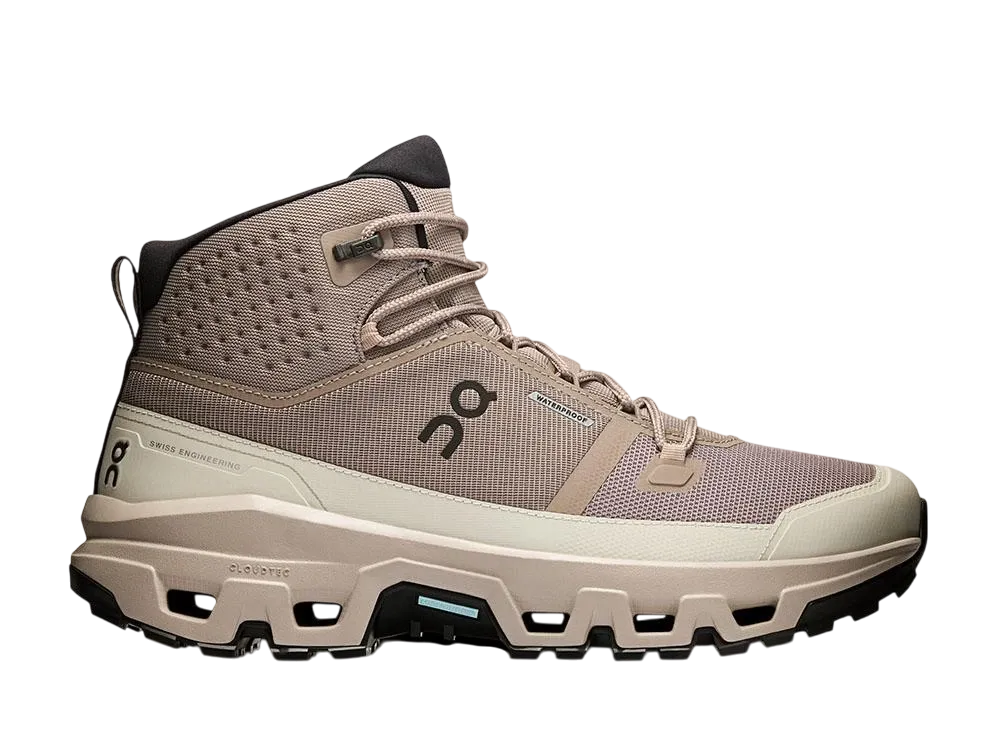 オン クラウドロック ミッド ウォータープルーフ "シンダー/デザート"