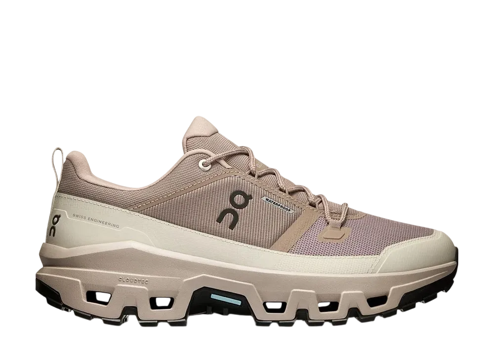 オン クラウドロック ロー ウォータープルーフ "シンダー/フォグ"