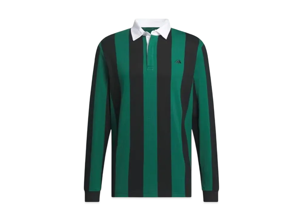 adidas GO-TO Stripe Cotton Shirt "Collegiate Green"