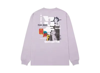 HUF Cut And Paste LS Tee "Dust Purple"
