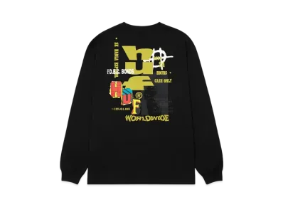 HUF Cut And Paste LS Tee "Black"