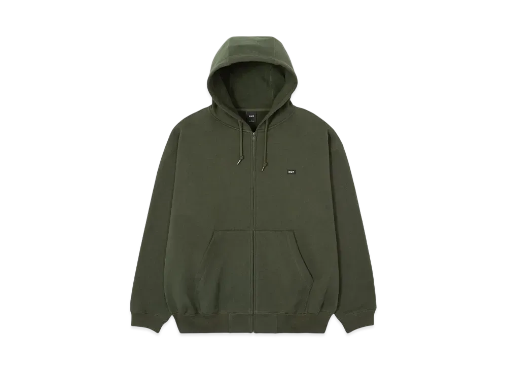 HUF Classic Fleece Full Zip Hoodie "Hunter Green"