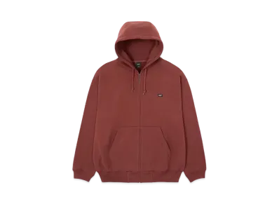 HUF Classic Fleece Full Zip Hoodie "Mahogany"