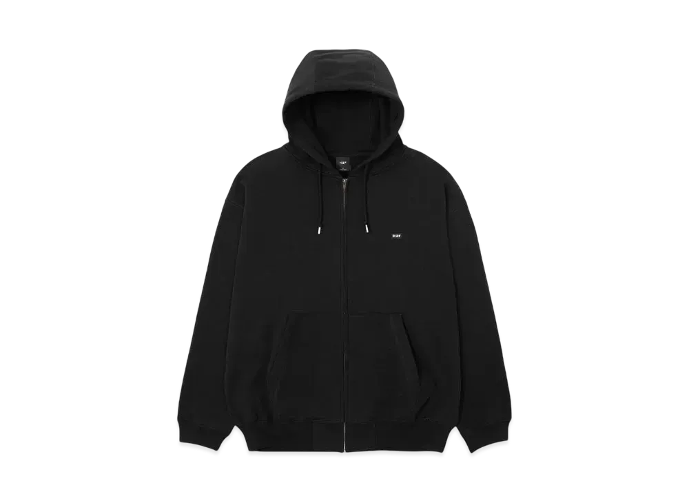 HUF Classic Fleece Full Zip Hoodie "Black"